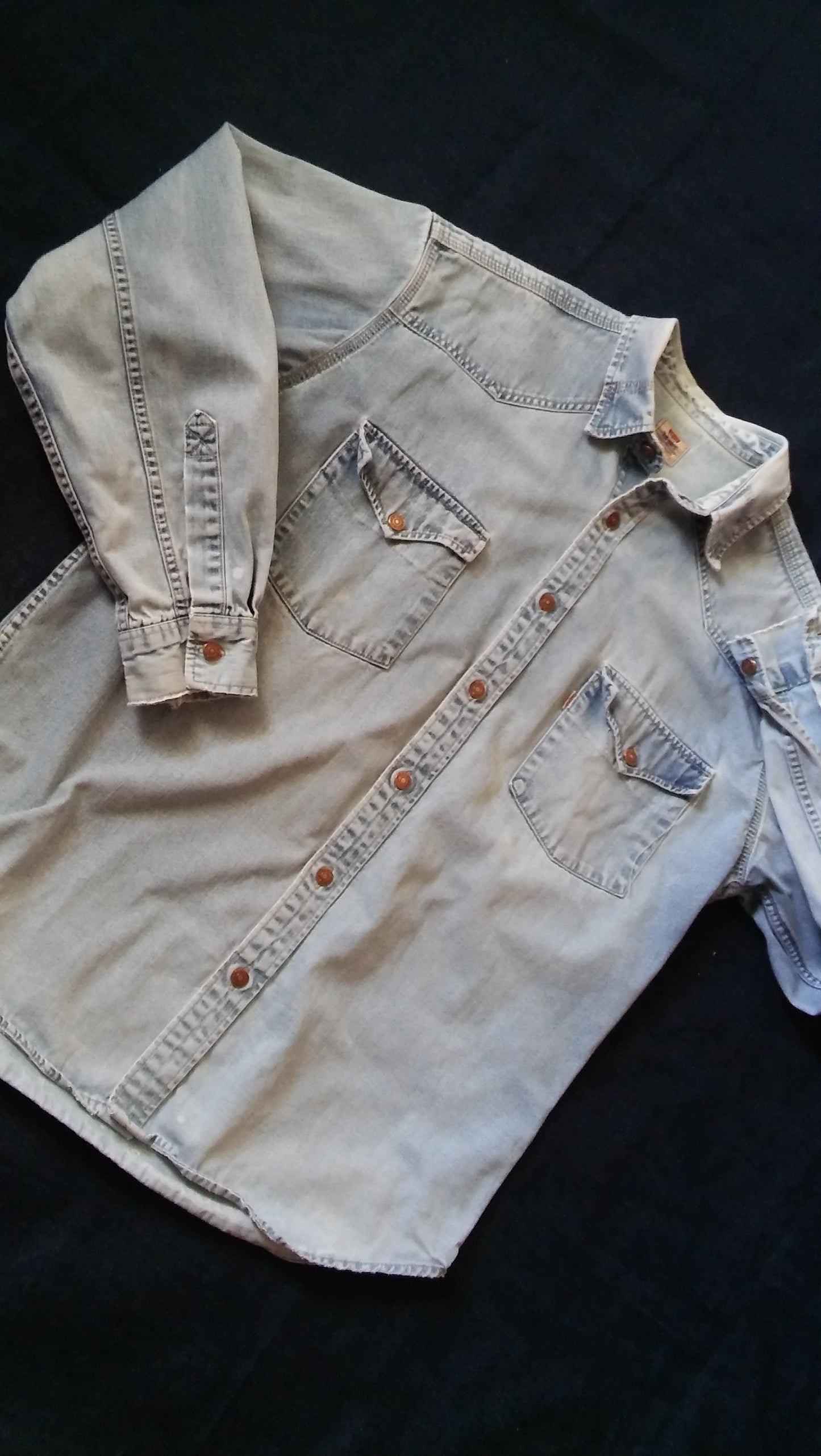 Levi's Long Sleeve Denim Overcoat