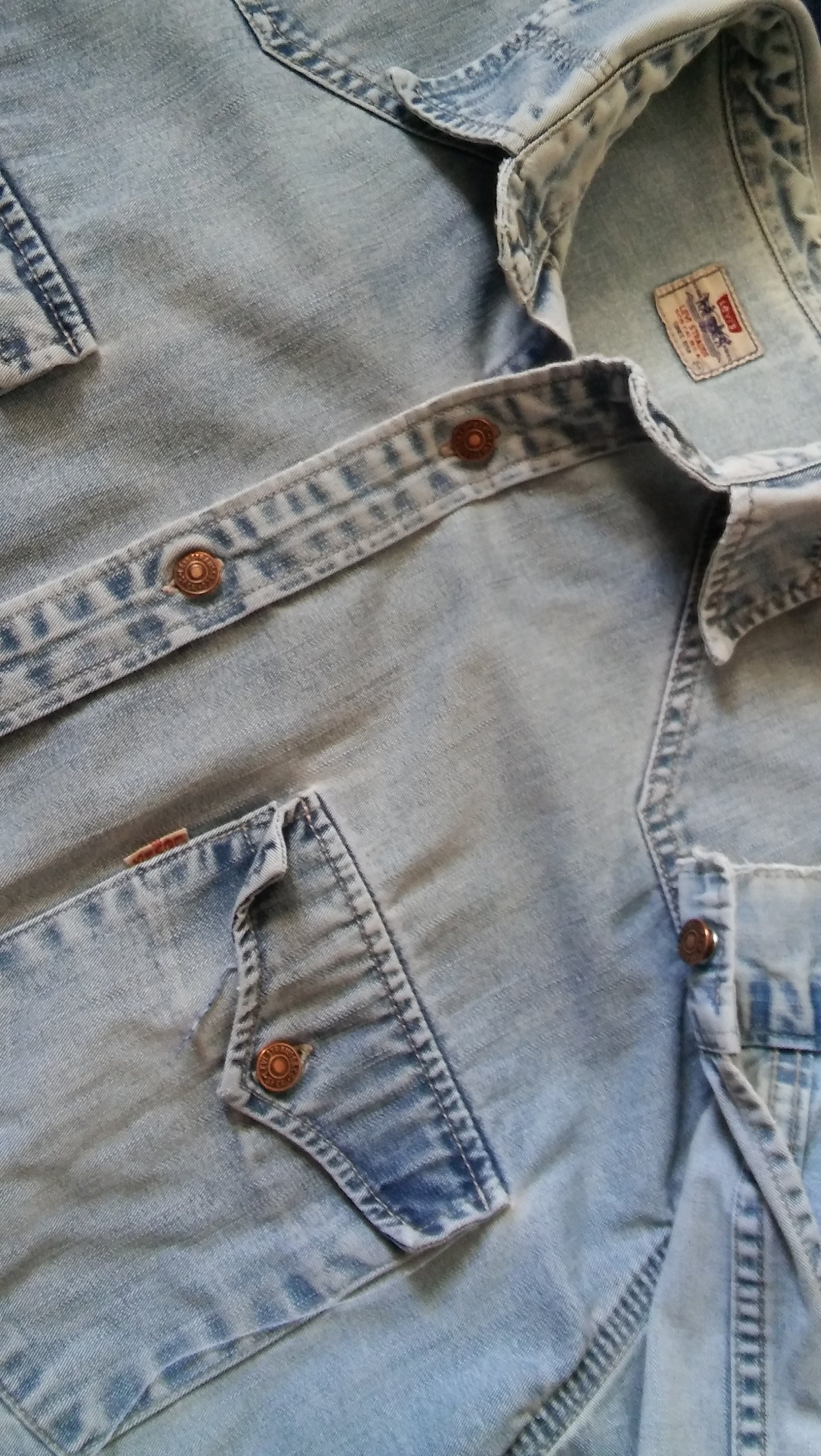 Levi's Long Sleeve Denim Overcoat