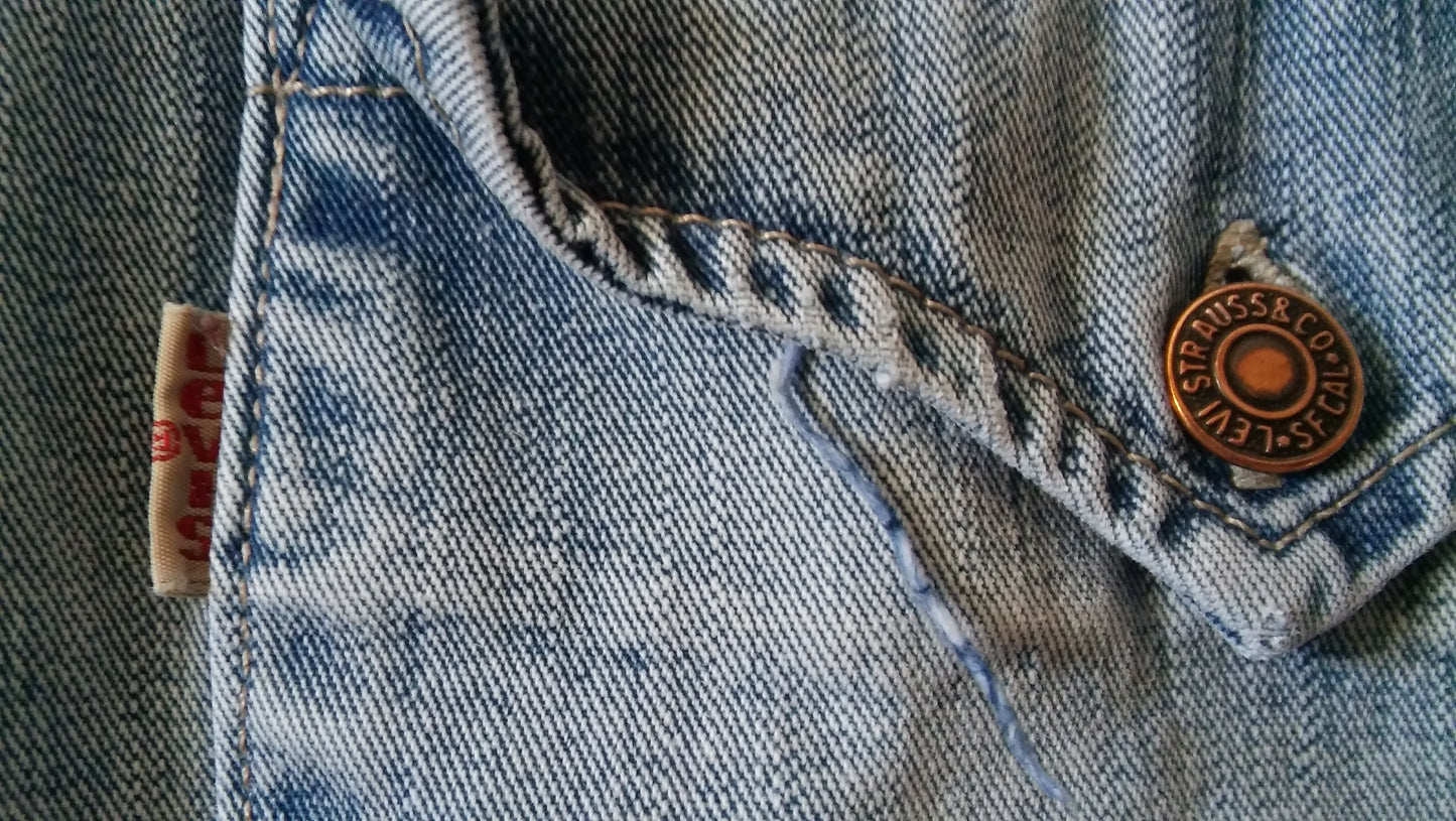 Levi's Long Sleeve Denim Overcoat