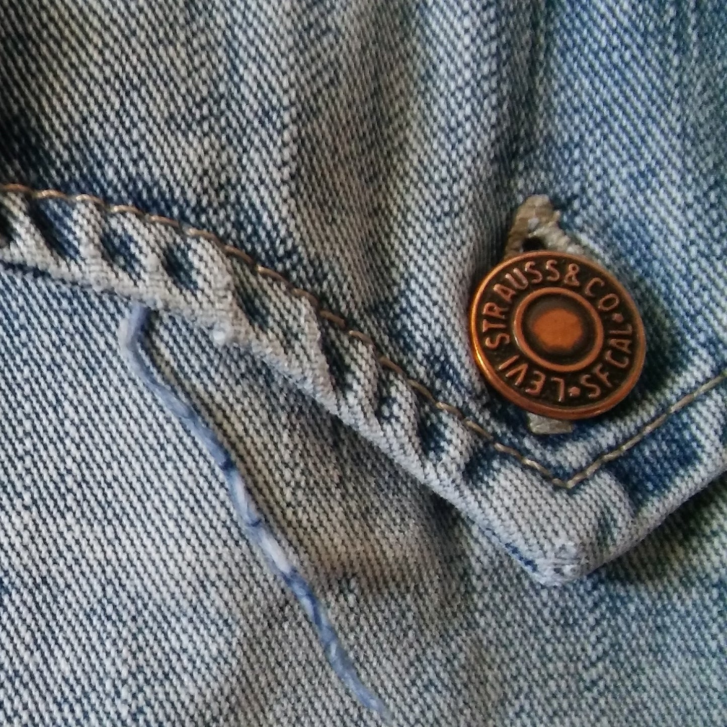 Levi's Long Sleeve Denim Overcoat