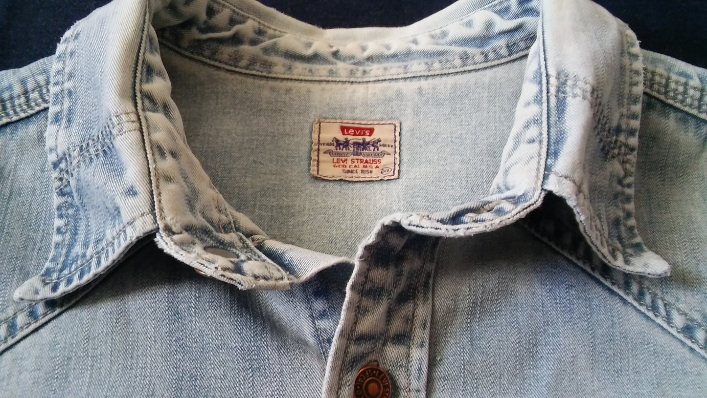 Levi's Long Sleeve Denim Overcoat