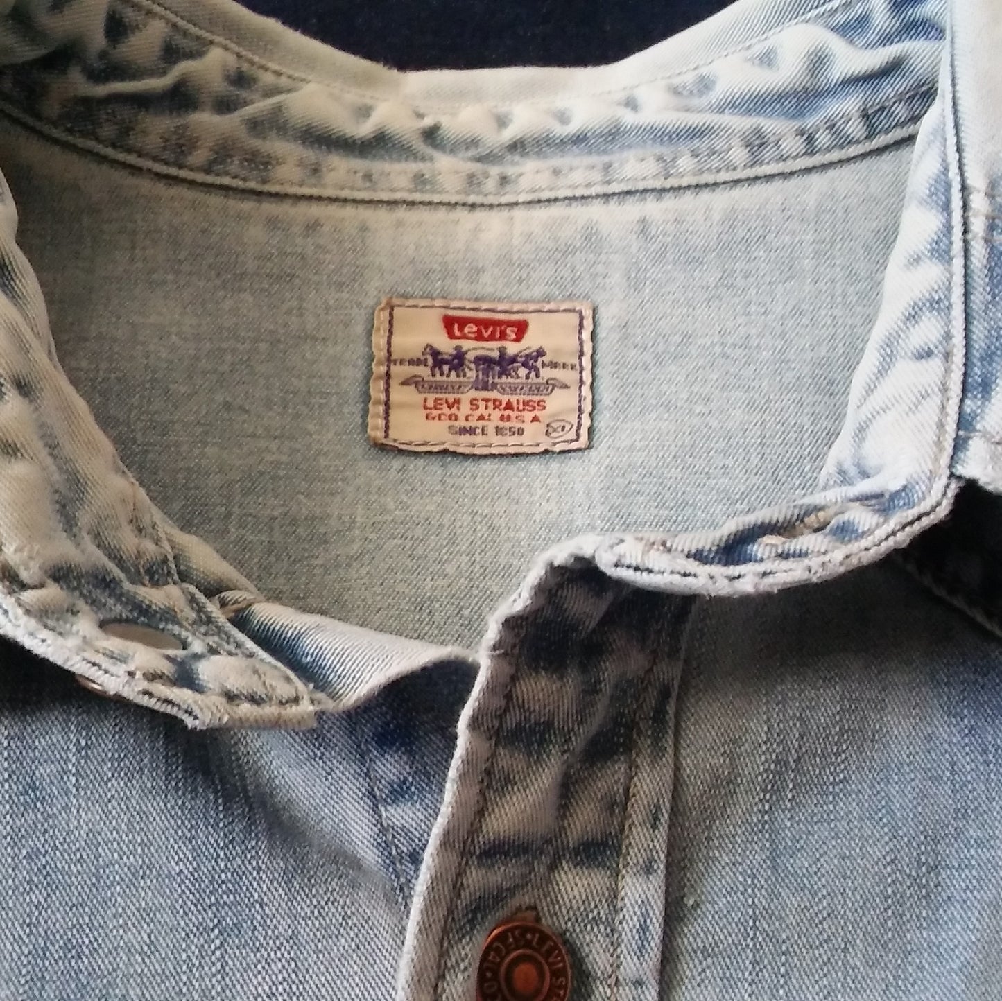 Levi's Long Sleeve Denim Overcoat