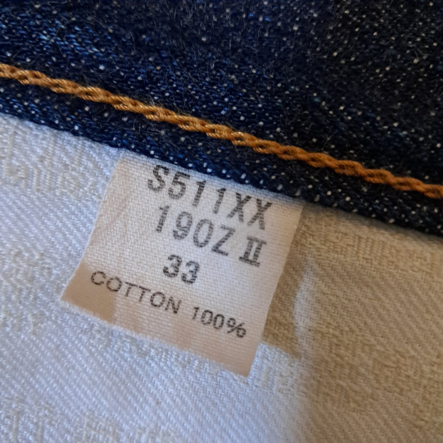 Samurai 19 Oz s511XX Kiwami denim jeans