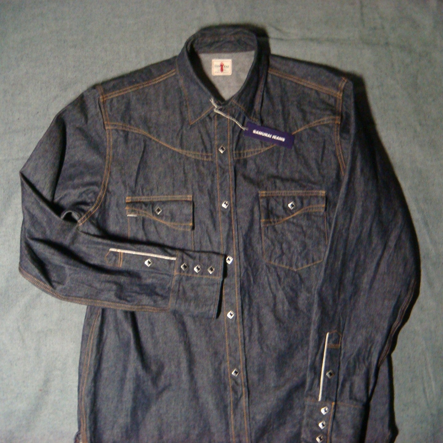 Western Long Sleeve Denim Shirt